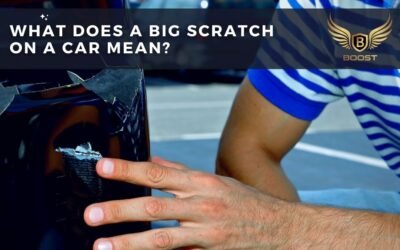 What Does A Big Scratch On A Car Mean?