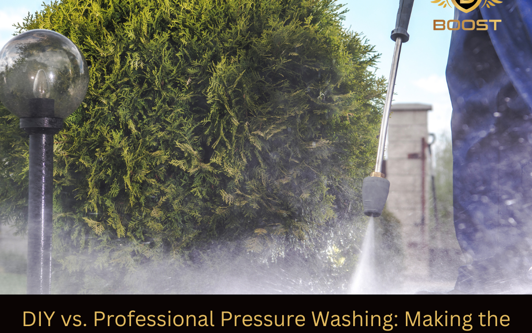 DIY vs. Professional Pressure Washing: Making the Right Choice for Your Cement Walls in Langley