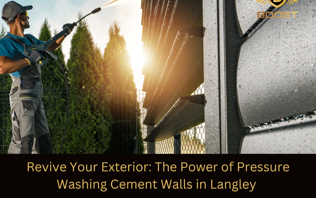 Revive Your Exterior: The Power of Pressure Washing Cement Walls in Langley