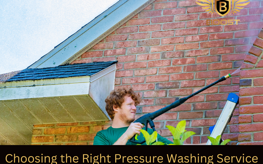 Pressure Washing Service for Cement Walls in Langley