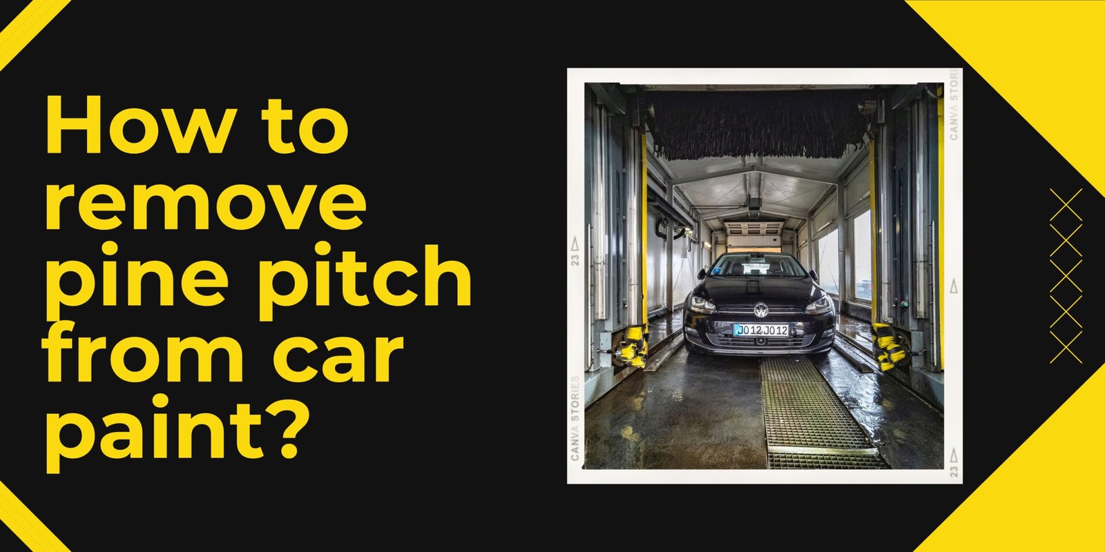 Pine Pitch Removal Car