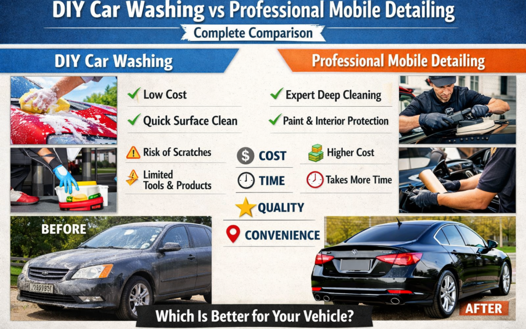 DIY Car Washing vs Professional Mobile Detailing Compared