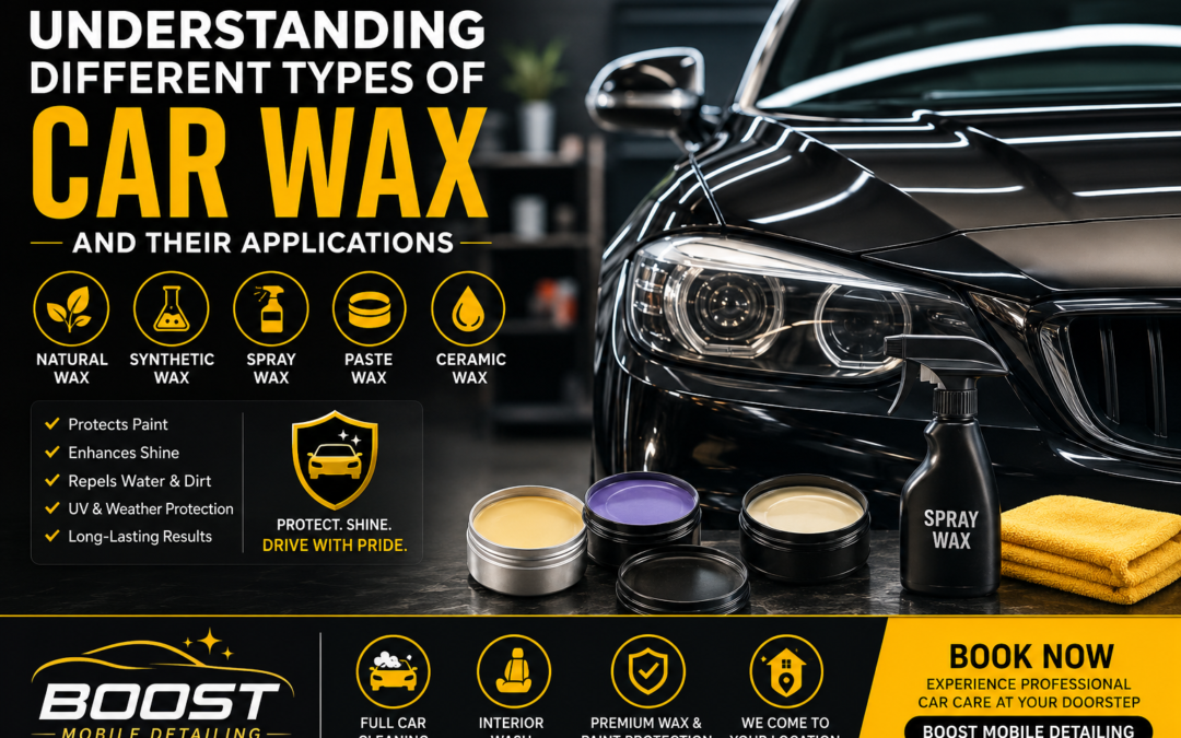 Understanding Different Types of Car Wax and Their Applications