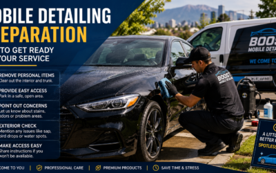 Mobile Detailing Preparation: How to Get Ready for Service